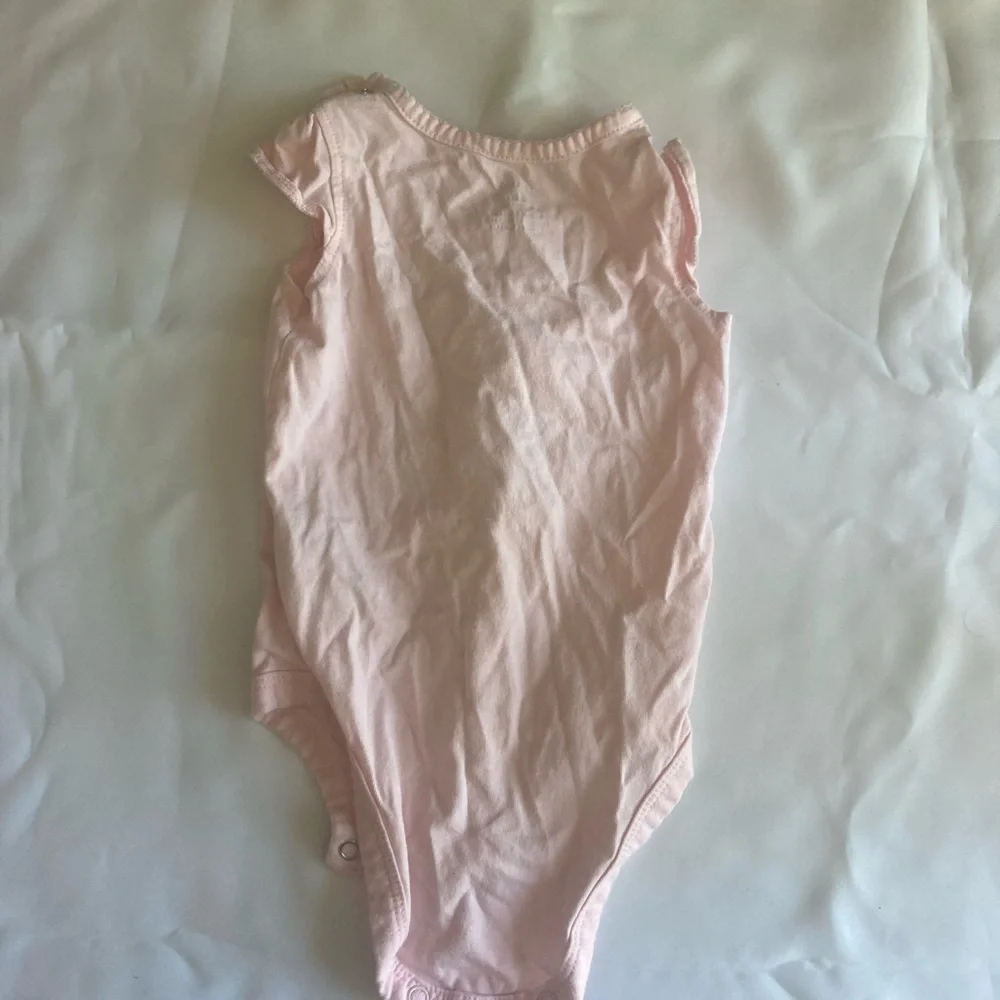 Carter's Light Pink 'HOORAY' Strawberry Graphic One-Piece Bodysuit